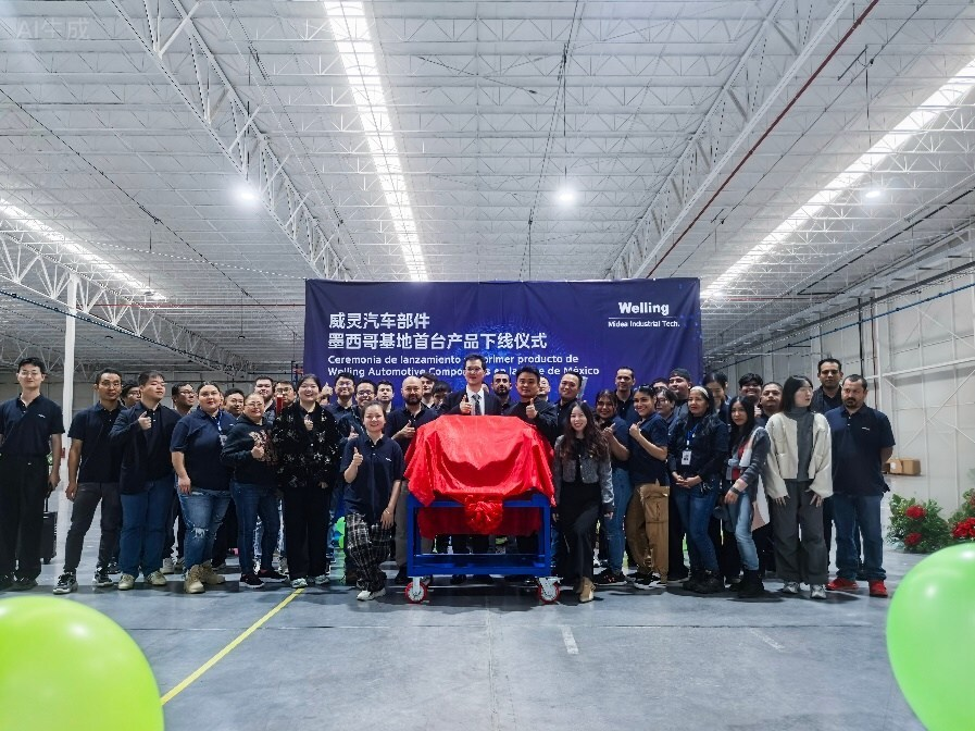 welling auto parts' first product rolls off the line at mexico facility