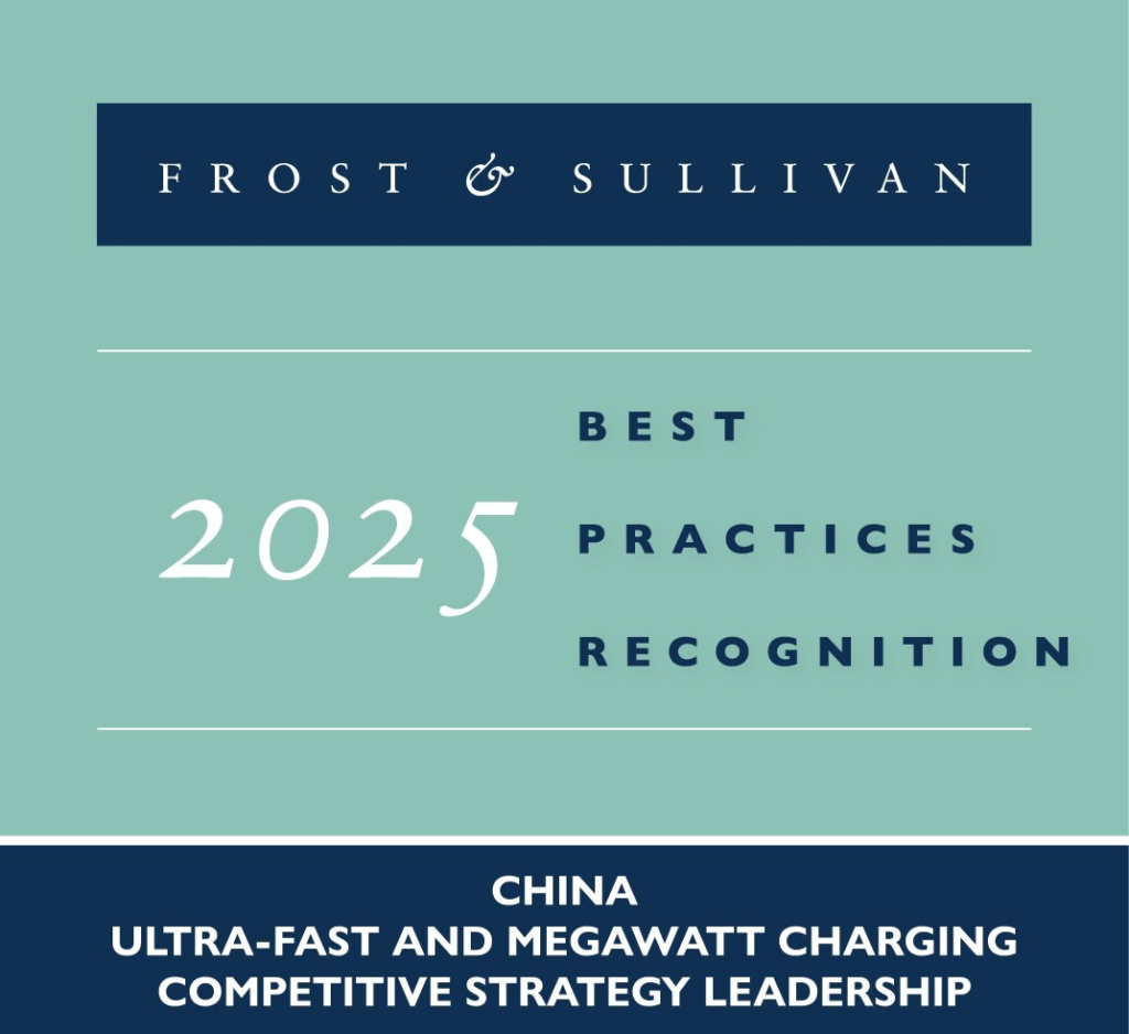 sinexcel receives frost & sullivan's 2025 china ultra fast and megawatt charging competitive strategy leadership recognition