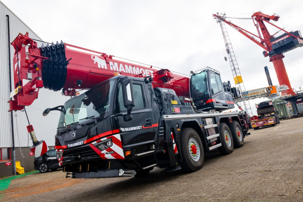 xcmg delivers hybrid mobile crane xca60 ev to mammoet: a milestone for sustainable lifting in europe