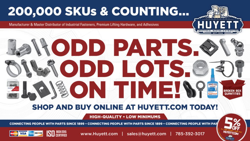 odd parts. odd lots. on time! 200,000+ skus on huyett.com
