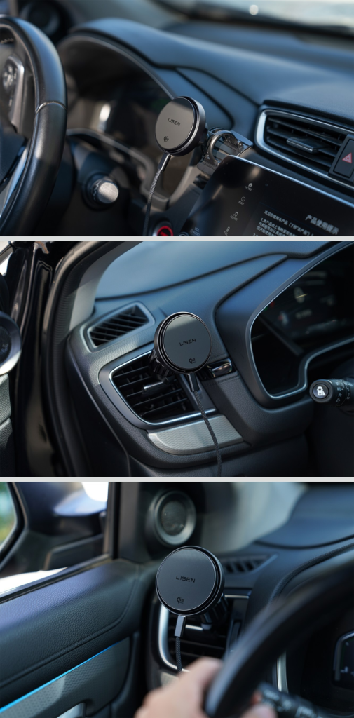 lisen leads the qi2.2 era: 25w ai powered magsafe car wireless fast charger launches on amazon, redefining on the go power