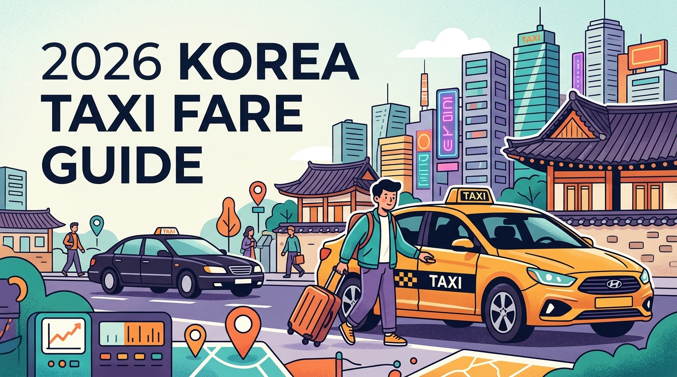 2026 Korea Taxi Fare Guide
