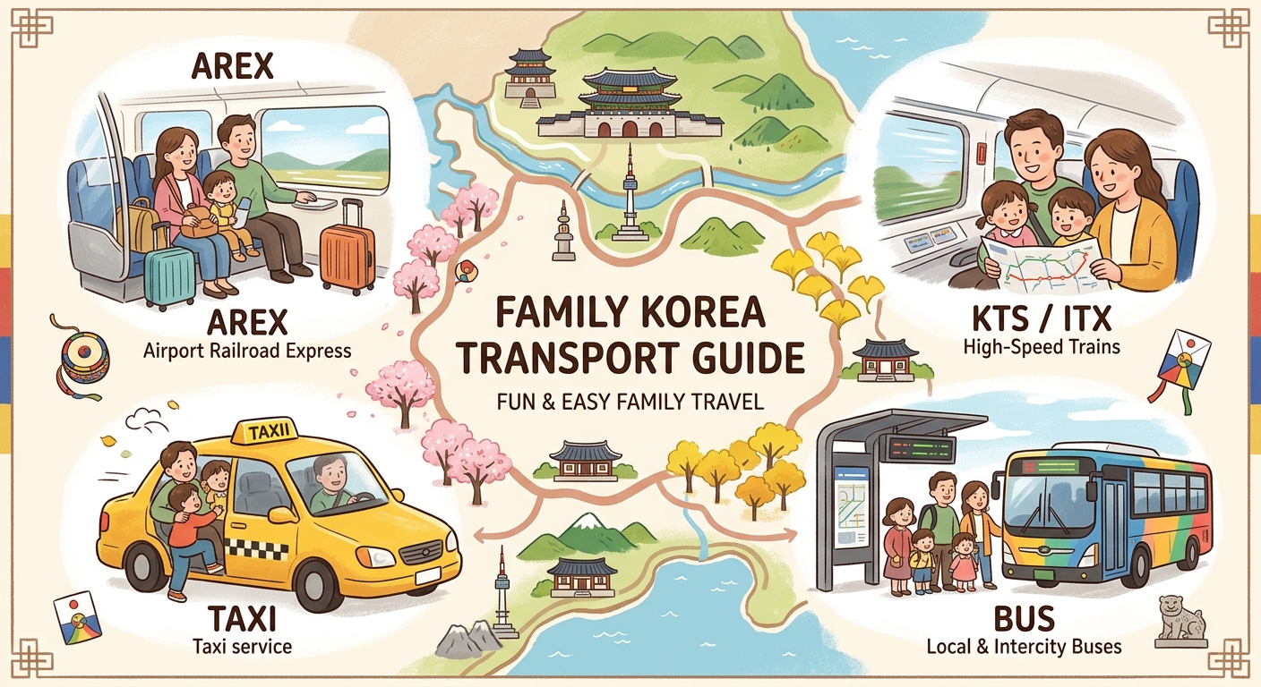 How to Travel Across South Korea with Kids and Elderly Relatives