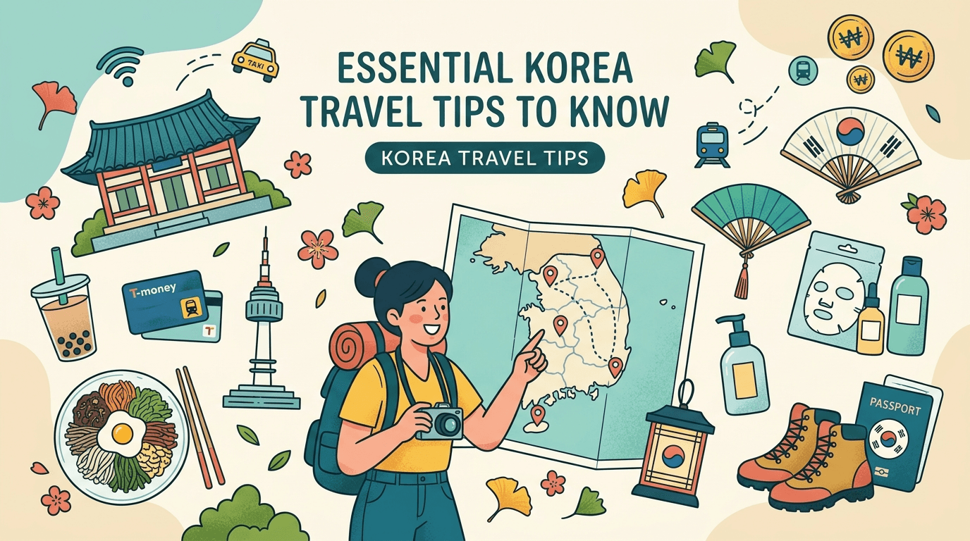 Illustration of Essential Korea Travel Tips to Know