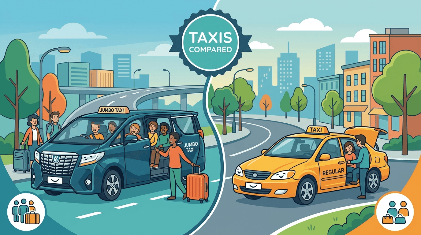 Jumbo Taxi vs Regular Taxi Guide