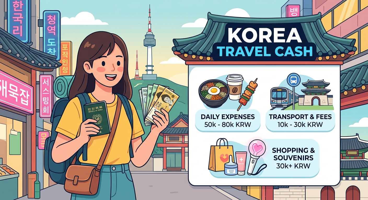 Korea Travel Cash: How Much to Bring