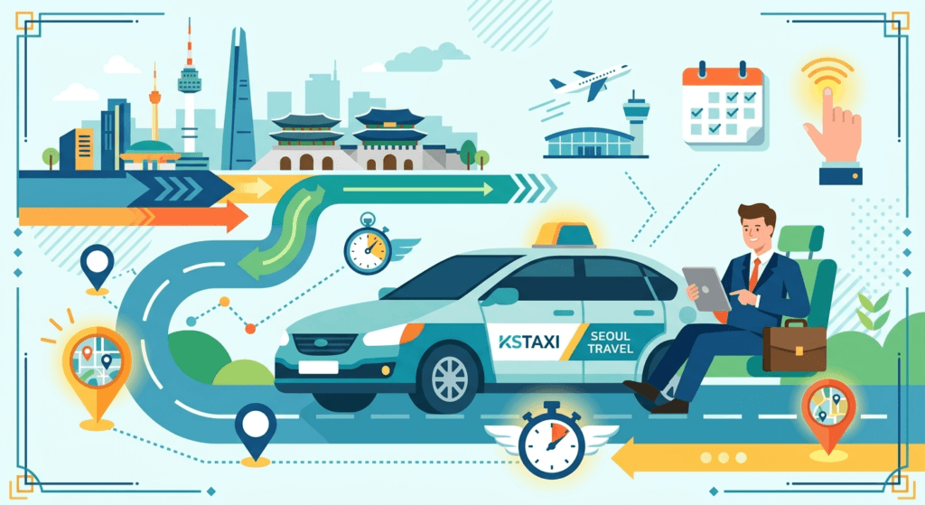 KSTAXI(https://kstaxi.net/) illustration for KSTAXI: The Best Effortless Business Travel Transportation Guide in Seoul