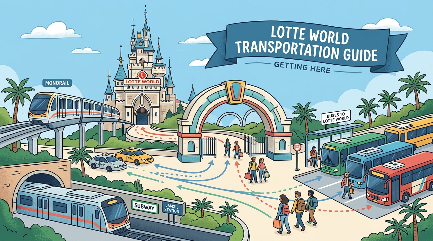 Lotte World Transportation Guide