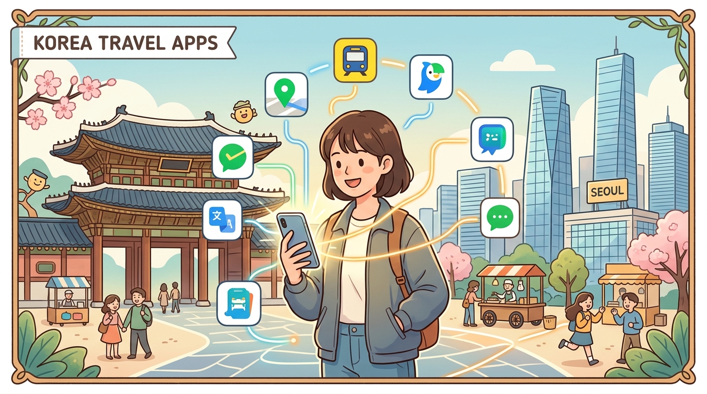 Essential Korea Travel Apps to Download