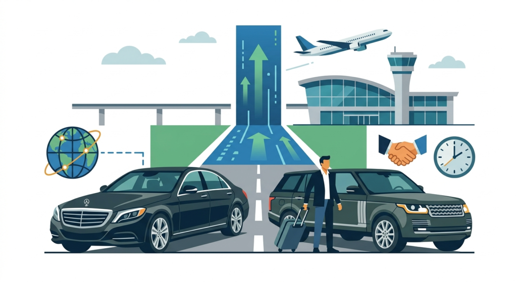 Illustration of Executive Airport Transfer Services