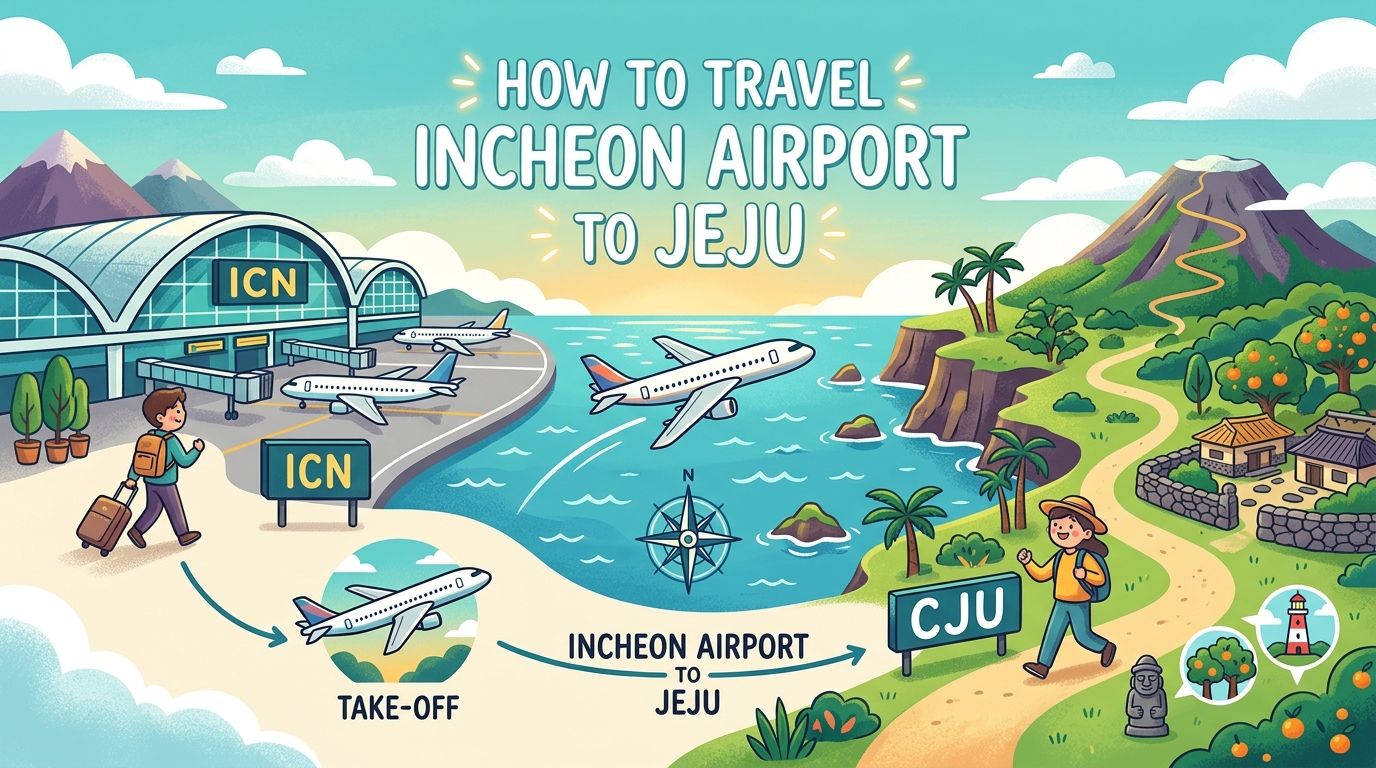 How to Travel Incheon Airport to Jeju