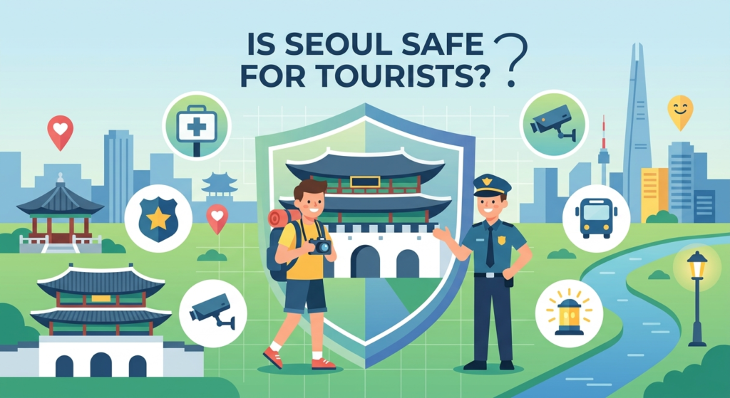 Illustration of Is Seoul Safe for Tourists to Visit
