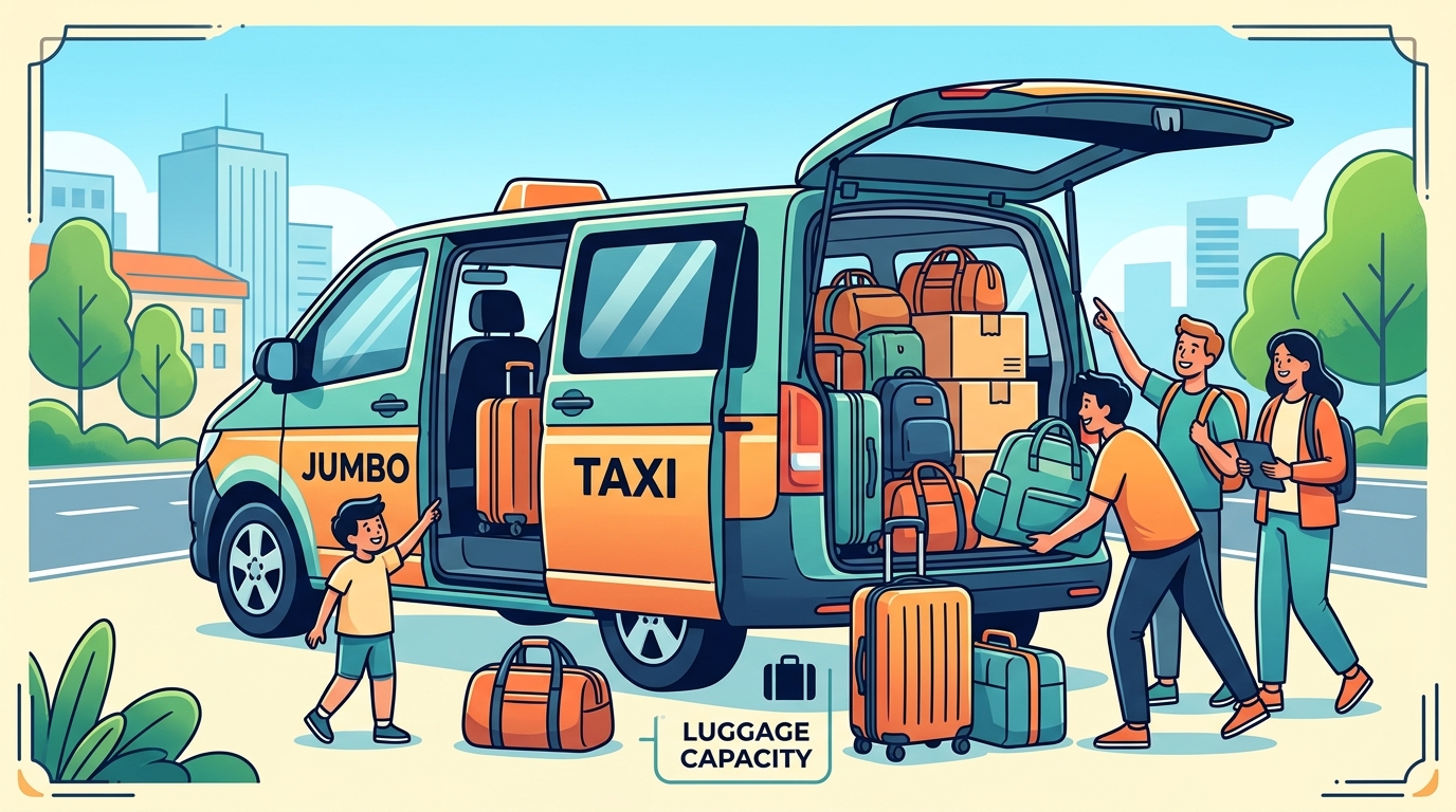 Jumbo Taxi Luggage Capacity Guide