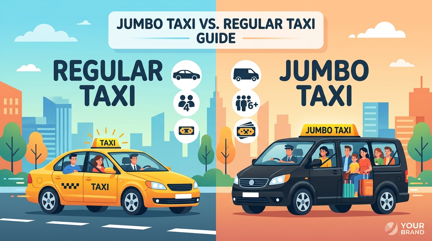 Jumbo Taxi vs Regular Taxi Choosing the Best Airport Transfer for Your Needs