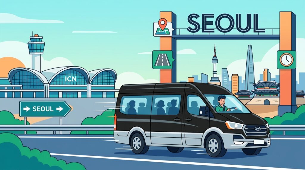 Incheon Airport to Seoul Van Transfer