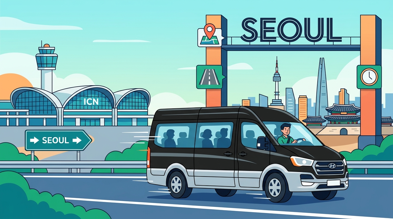 Incheon Airport to Seoul Van Transfer